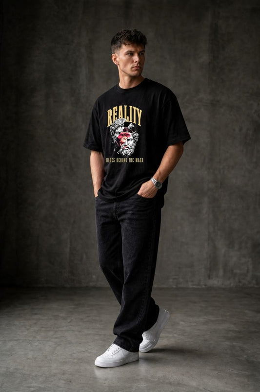 REALITY Oversized T-shirt ! - Black