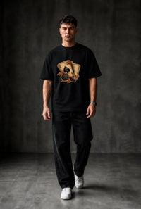 ACE Oversized T-shirt ! - Black