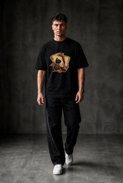 ACE Oversized T-shirt ! - Black