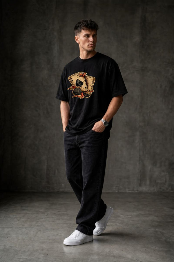 ACE Oversized T-shirt ! - Black