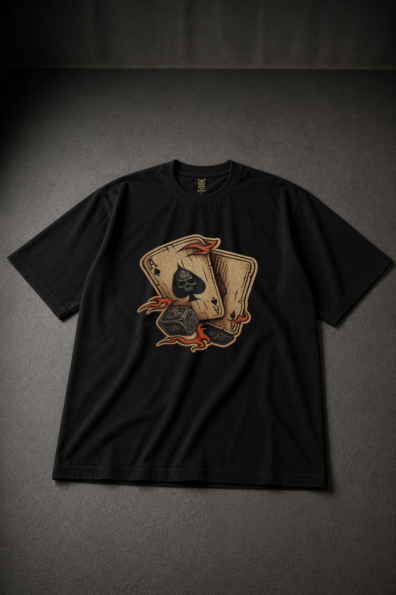 ACE Oversized T-shirt ! - Black