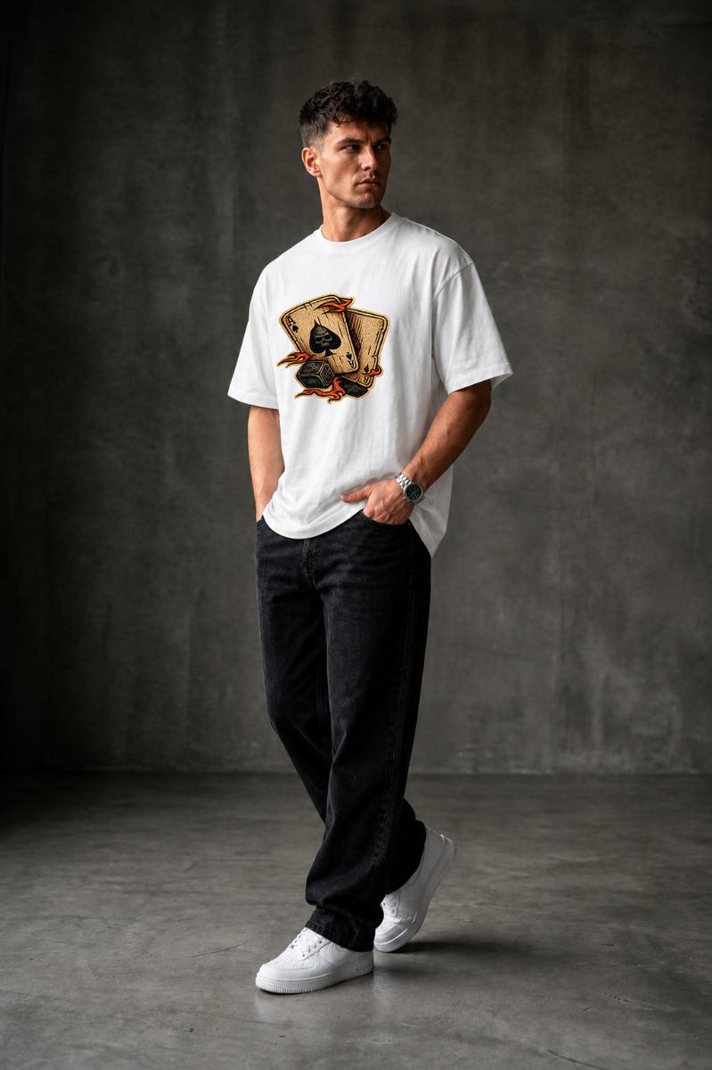 ACE Oversized T-shirt ! - White