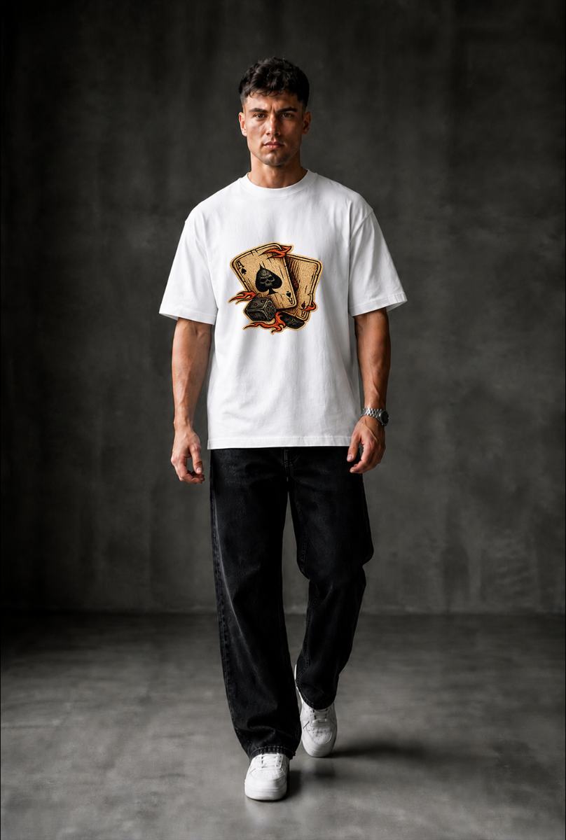 ACE Oversized T-shirt ! - White