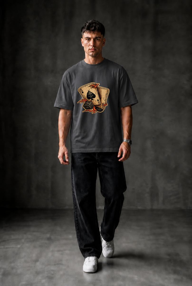 ACE Oversized T-shirt ! - Grey