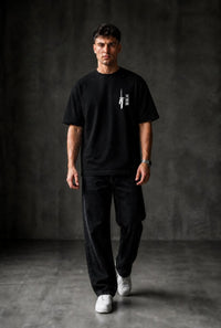 BEHIND Oversized T-shirt ! - Black