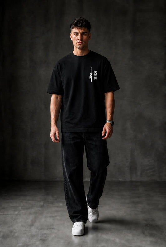 BEHIND Oversized T-shirt ! - Black