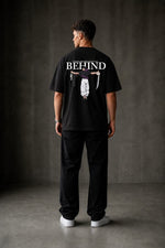 BEHIND Oversized T-shirt ! - Black