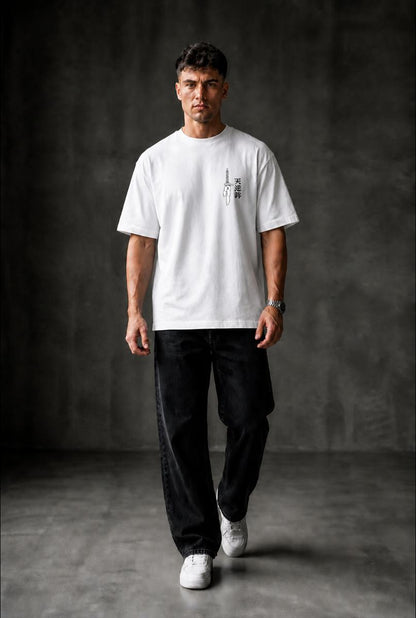 BEHIND Oversized T-shirt ! - White