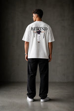 BEHIND Oversized T-shirt ! - White