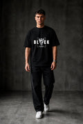 BLACK Oversized T-shirt ! - Black