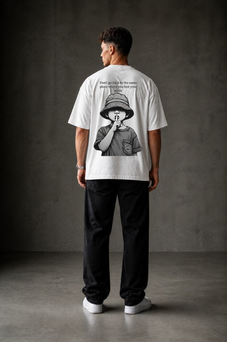 DISCIPLINE Oversized T-shirt ! - White