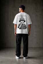 DISCIPLINE Oversized T-shirt ! - White