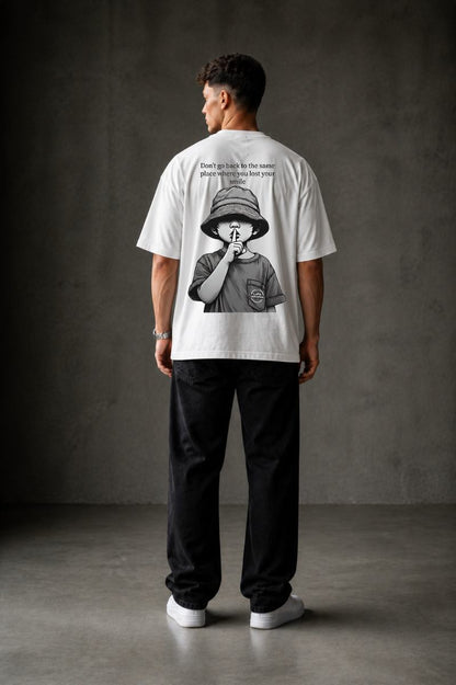 DISCIPLINE Oversized T-shirt ! - White