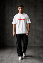 DISCIPLINE Oversized T-shirt ! - White