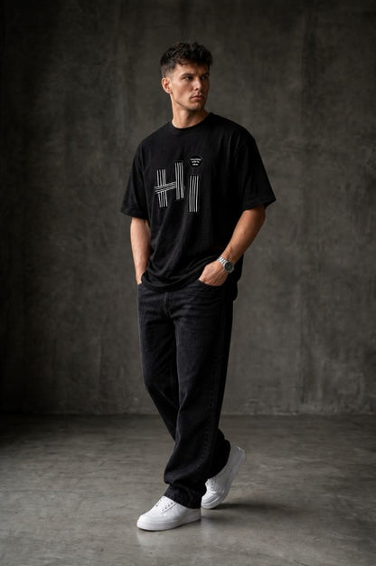 HI Oversized T-shirt ! - Black