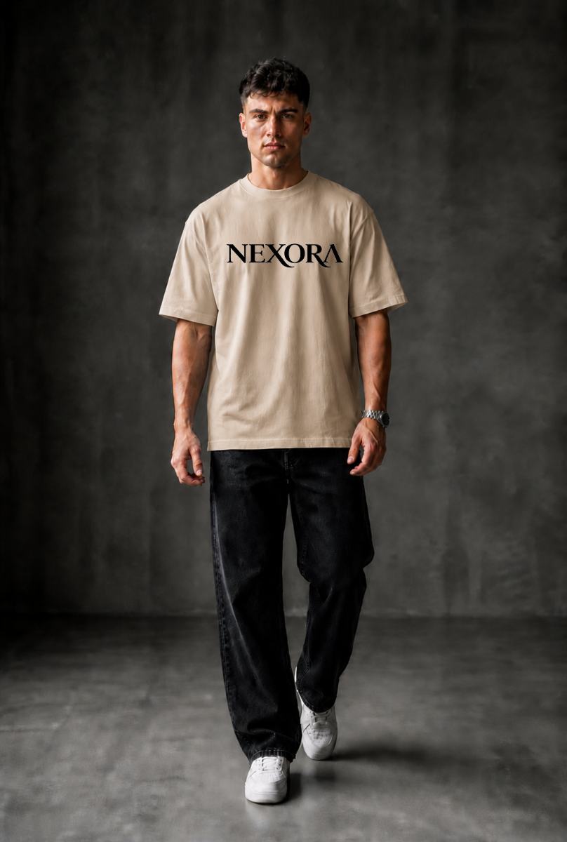 NEXORA Oversized T-shirt ! - Beige