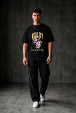 REALITY Oversized T-shirt ! - Black