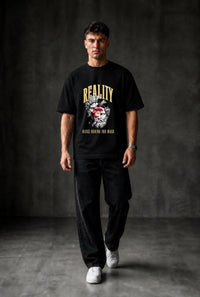 REALITY Oversized T-shirt ! - Black