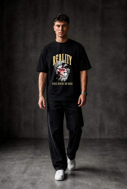 REALITY Oversized T-shirt ! - Black