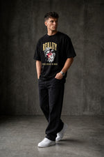 REALITY Oversized T-shirt ! - Black