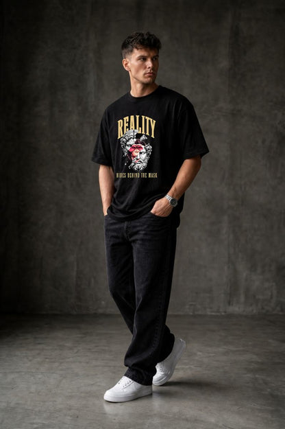 REALITY Oversized T-shirt ! - Black