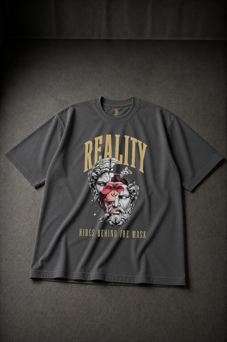 REALITY Oversized T-shirt ! - Grey