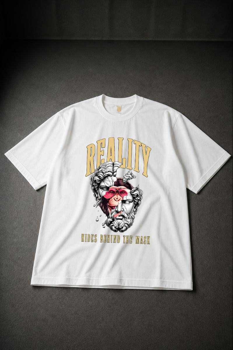 REALITY Oversized T-shirt ! - White