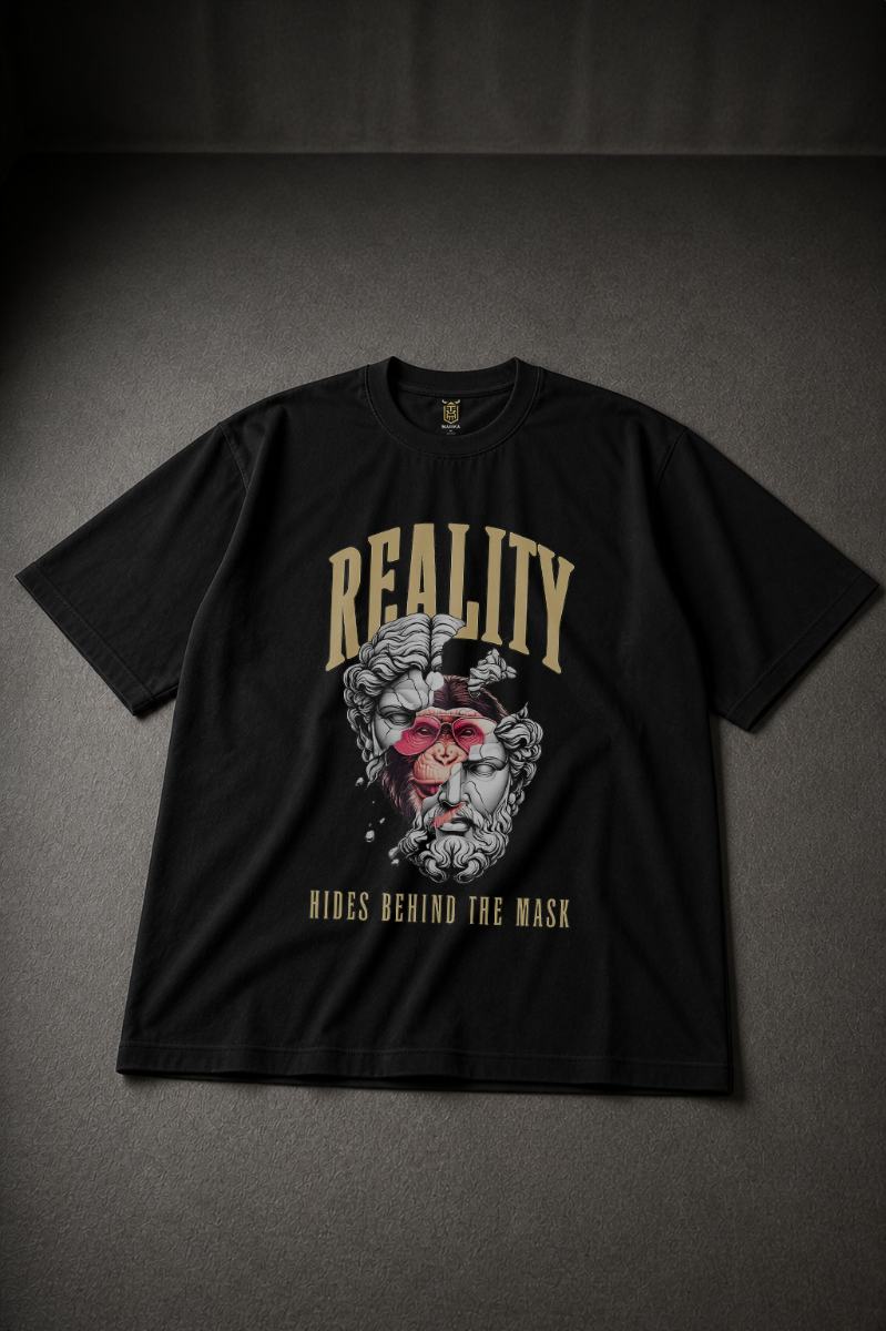 REALITY Oversized T-shirt ! - Black