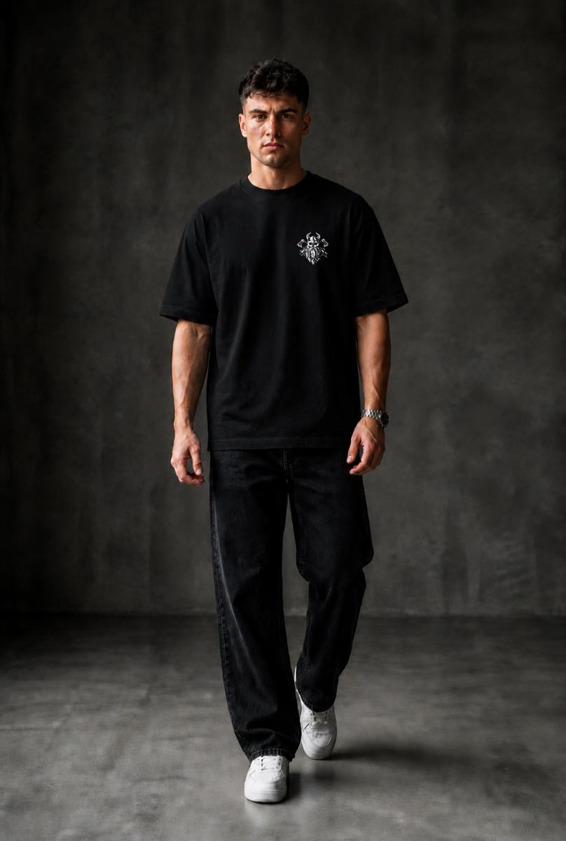 SONS OF ODIN Oversized T-shirt ! - Black
