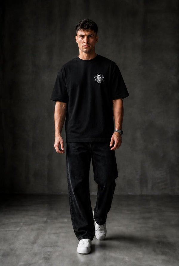 SONS OF ODIN Oversized T-shirt ! - Black