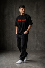 SUPERMAN Oversized T-shirt ! - Black