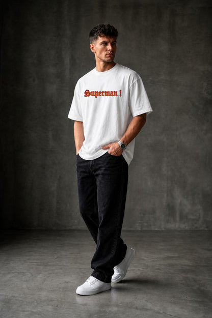 SUPERMAN Oversized T-shirt ! - White