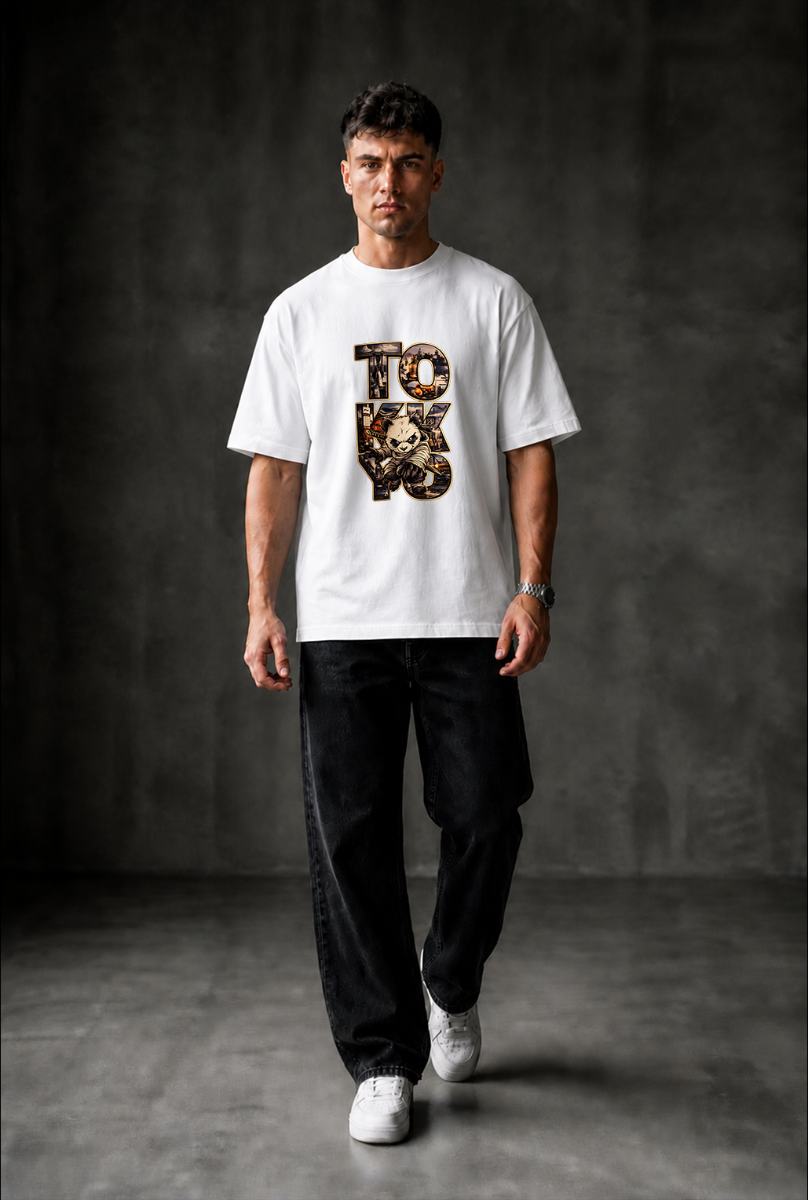 TOKYO Oversized T-shirt ! - White