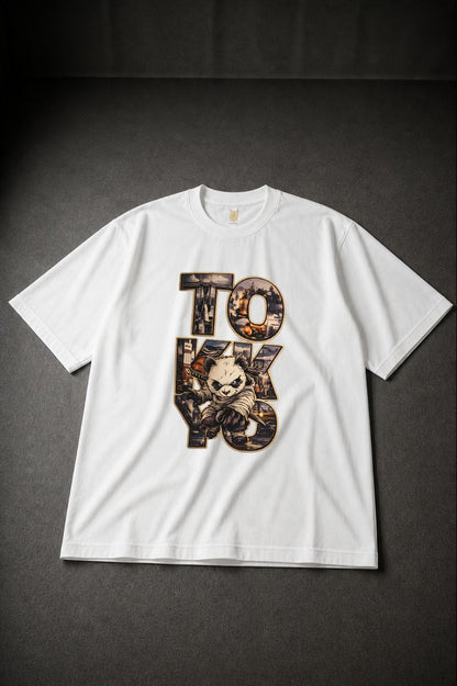 TOKYO Oversized T-shirt ! - White