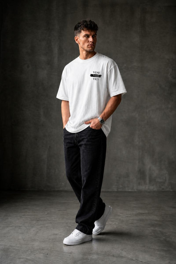 VINI VIDI VICCI Oversized T-shirt ! - White