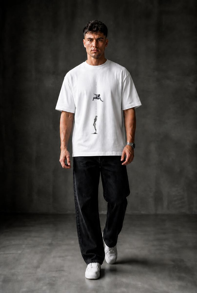 EVERY FALL Oversized T-shirt ! - White