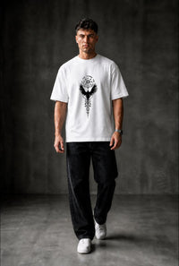 VIKING'S Oversized T-shirt ! - White