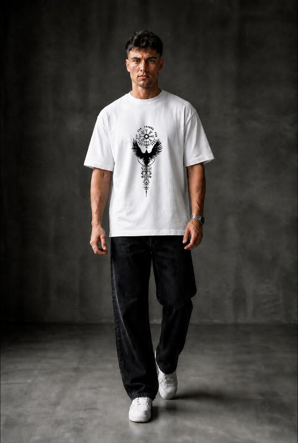 VIKING'S Oversized T-shirt ! - White
