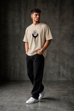 VIKING'S Oversized T-shirt ! - Beige