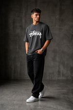 MARIKA LOGO Oversized T-shirt ! - Grey
