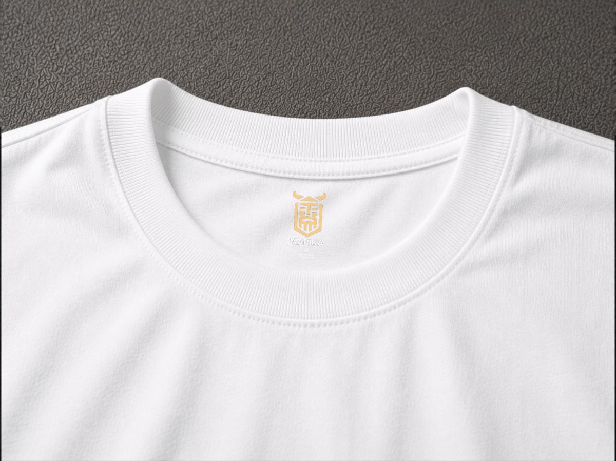 MARIKA LOGO Oversized T-shirt ! - White