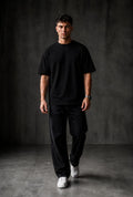 Regular Oversized T-shirt ! - Black