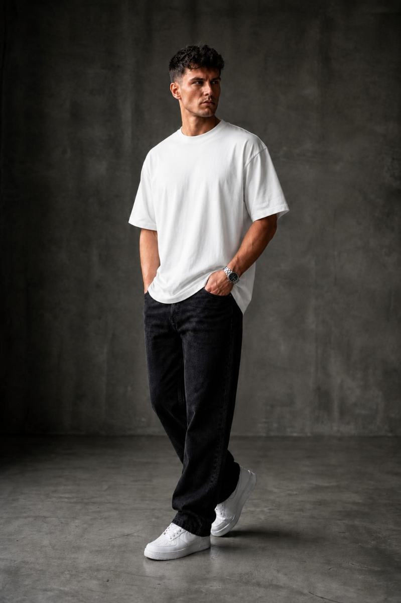 Regular Oversized T-shirt ! - White