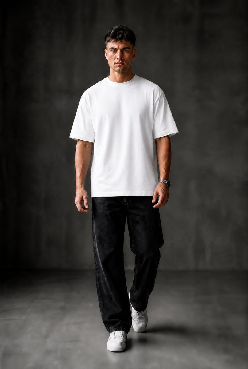 Regular Oversized T-shirt ! - White