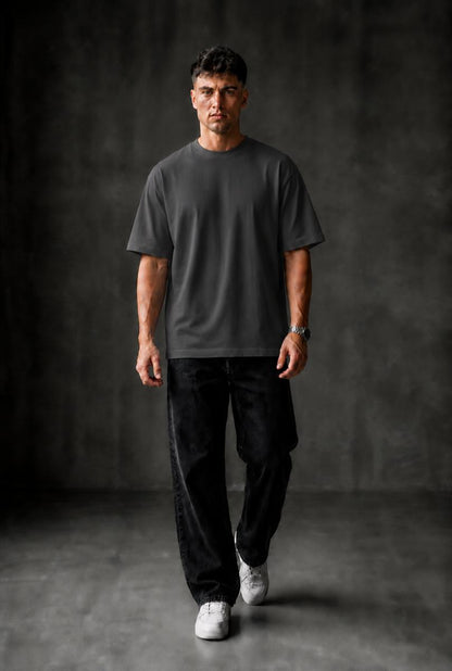 Regular Oversized T-shirt ! - Grey