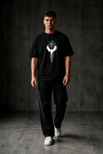 VIKING'S Oversized T-shirt ! - Black